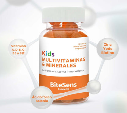 Multivitaminas  para niños Kids 360 - Bitesens